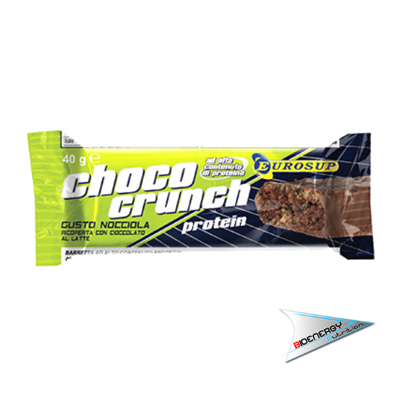 Eurosup-CHOCO CRUNCH ( Gusto Nocciola - Conf. 20 barrette da 40 gr)     